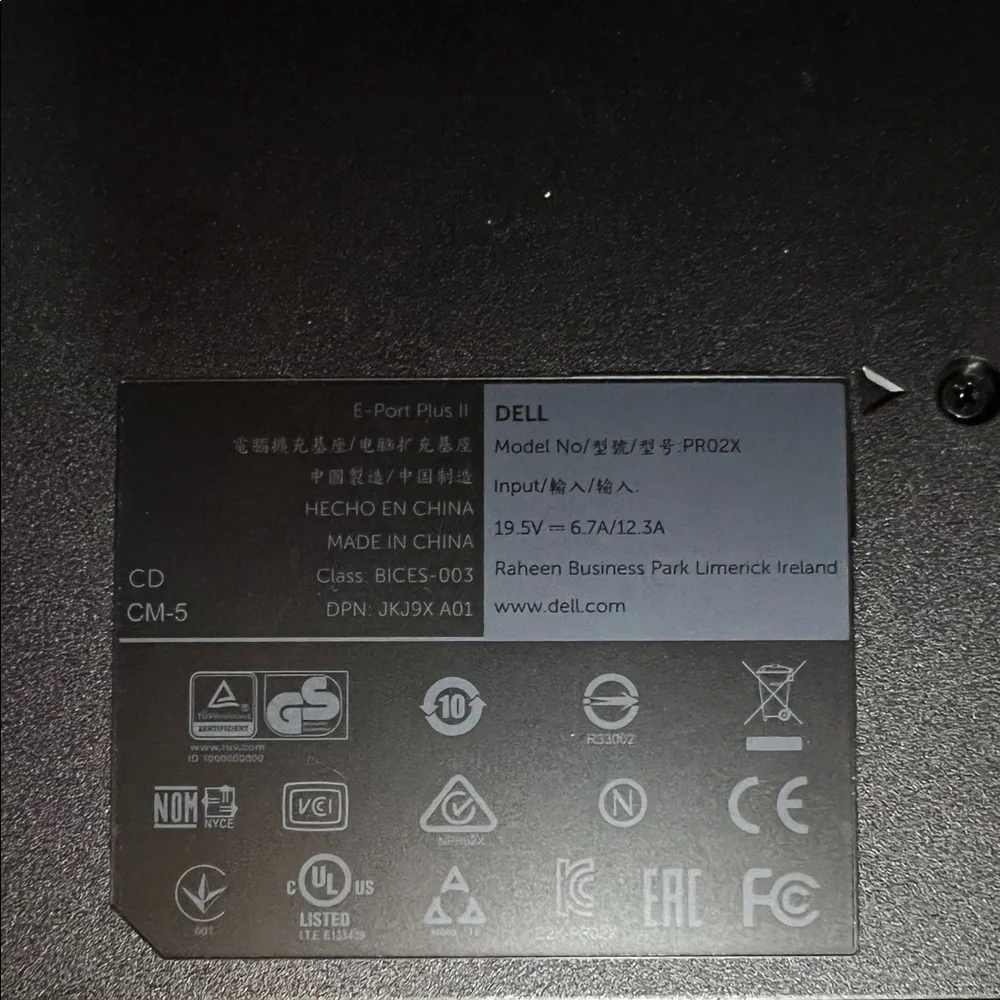 Dell Pro2x Docking Station